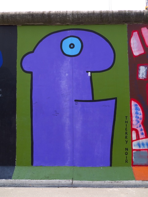 Thierry Noir, East Side Gallery. Photo copyright PD Smith.