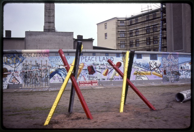 Berlin Wall, December 1990. Copyright PD Smith